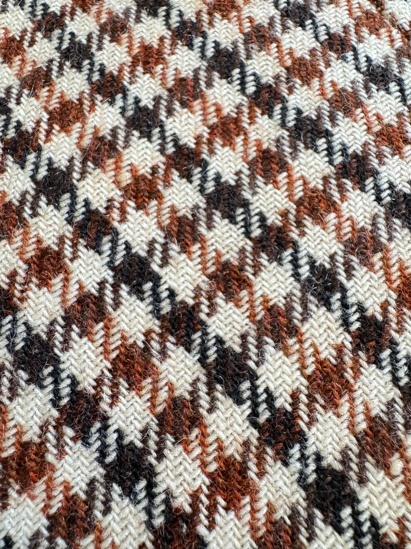 Veste blazer laine motif carreaux